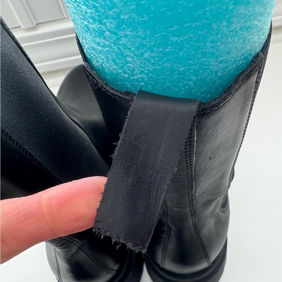 Dune London Women’s Chunky Chelsea Black Boot Leather EU Size 40 (9/9.5) $225 - Picture 9 of 9